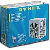 DYNEX 400 Watt ATX Power Supply DX-PS400W2,SATA,PCI-E,Quiet - DX-PS400W2