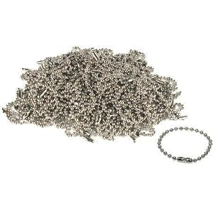 Buy 150 New, #3 ball, stainless steel, 4.5 long Key Chains. Same ones used on our Authentic... by ID-IDeas at Quick Return Tags