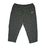 Mens NFL San Diego Chargers Plaid Cotton Thermal Sleepwear / Pajama Pants - Blue & Yellow (Size: 6XL)