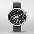 Fossil Flight Nylon Watch Green