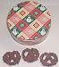 Scott's Cakes 1 lb. Dark Chocolate Covered Pretzel with Christmas Jimmies & Chocolate Chips in a Snowman Tin Reviews