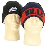 NFL "Stencil" Reversible Winter Knit Beanie - Buffalo Bills