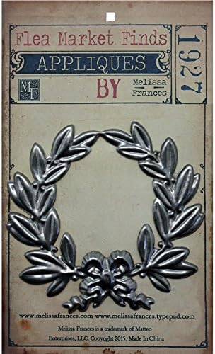 Melissa Frances JK-008 Metal Appliques - Roma, 4.25 x 4 in.