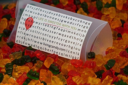 Life is sweeter with you! - Fun Greeting Card Filled with HARIBO Gummi Candy Gold-Bears