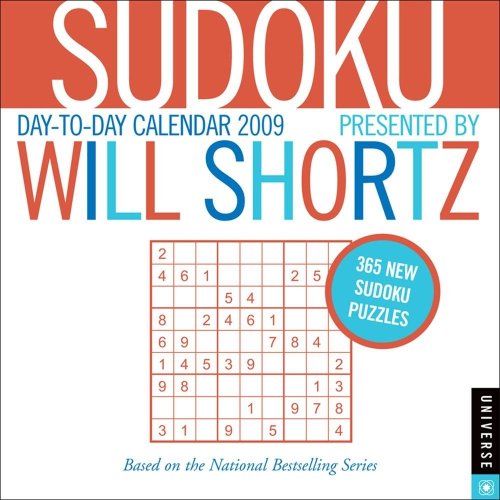 sudoku presented by will shortz 2009 day to day calendar