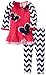 Rare Editions Little Girls' Butterfly Applique Legging Pant Set