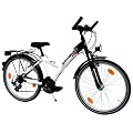 BROWSER ATB 24" Zoll (=61cm) 21 Gang Aluminiumrahmen Federgabel StVZO schwarzwei�