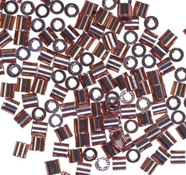 2x2mm Copper Crimp Genuine Real Beads Usa Made (Qty=144)