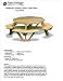 Traditional Octagon Picnic Table Plans / Pattern (How to build a outdoor furniture table, design # ODF05)