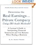Determine the Real Earnings of any Business Using IRS Audit Methods