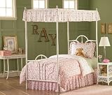 4 pc Twin Size Canopy Bedding Bed in a Bag Set - Southern Textiles Delilah Cozy Kids