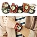 Fashion Rivet Weave Wrap Around Leather Retro Bracelet Woman Wrist Watch Dark Red