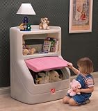 Product details for Lift & Hide Bookcase Storage Chest w/ Pink Lid