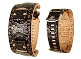Fossil Ersatzband Uhrenarmband Leder Band 22mm Dunkelbraun Used Look f�r JR8985
