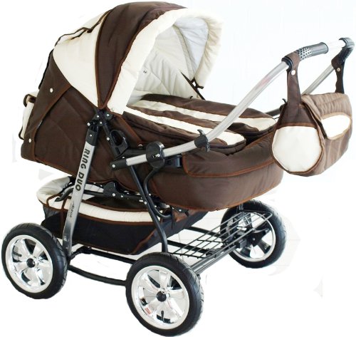 Adbor Zwillingskinderwagen RING DUO Farbe 20