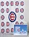Chicago Cubs 7 Pc. Pvc Frosty Bathroom Set by Belle View