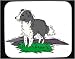 Mouse Pad with dog, border, collie, canine