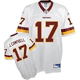 Reebok Washington Redskins Jason Campbell Youth Replica White Jersey Extra Large