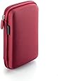 Drive Logic DL-64-RED Portable EVA Hard Drive Carrying Case Pouch, Red