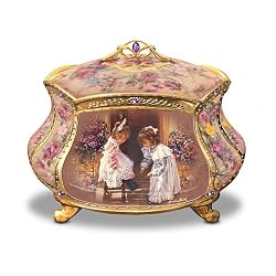 Sandra Kuck My Sister, My Friend Collectible Music Box by The Bradford Exchange