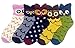 JJMax Women's Sweet Animal Socks Set with Thick Eared Cuffs One Size Fits All, 5 Fat Owls, One Size