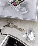 Heart Design Cell Phone Charm Favors, 48