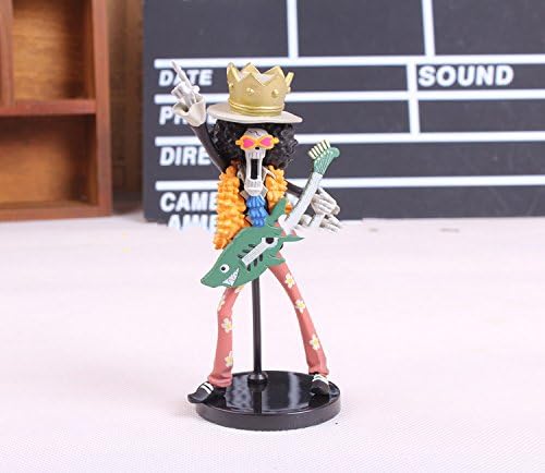 Anime One Piece Brook PVC Action Figure Collectible Model Toy High Quality 5" 12CM OPFG381