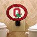 Pack of 3 NCAA Ohio State Buckeyes Stained Glass Night Lights