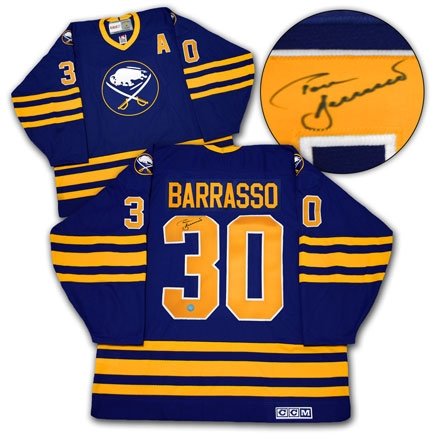Tom Barrasso Buffalo Sabres Autographed/Hand Signed Hockey Jersey