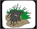 Decorated Mouse Pad with australia, tasmanian, devil, animal