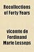 Recollections of Forty Years