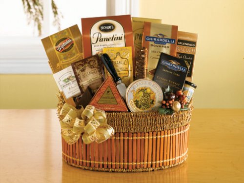 Golden Delights Gourmet Foods Gift Basket by Givens and Company