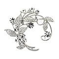 Jodie Rose 16628 - Broche de mujer de metal con cristales