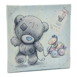 Me To You Tiny Tatty Teddy Wall Canvas (Blue)