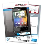 atFoliX FX-Clear Displayschutzfolie für HTC Wildfire - Displayschutz kristallklar! Höchste Qualität - Made in Germany!