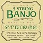 D'Addario J69 5-String Banjo PB Light Loop Strings