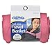 Cloudz Cozy Compact Airplane Travel Blanket for Your Flight, Car, Camping, Home or Comforting Warmth Anywhere! - Light Pink