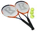Ransome Sporting Goods Adult Tennis Racquet Set - Orange/White/Blue, 27 Inch