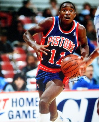 Isiah Thomas Autographed/Hand Signed Detroit Pistons 16x20 Photo