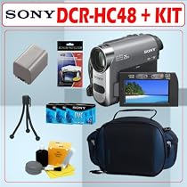 Sony DCR-HC48 1MP MiniDV Handycam Camcorder + Accessory Kit