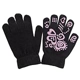 Girls Fun Winter Magic Gloves with Rubber Print