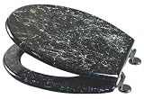 Puregadgets puregadgets the black marble bathroom wc luxury toilet seat jh322