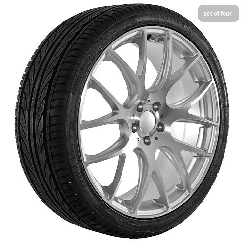 20 Inch Machined 235 Series Wheels Rims and Tires 