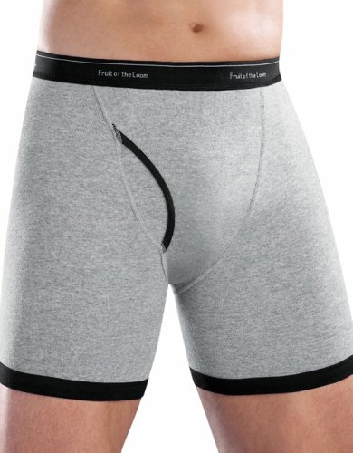 Fruit of the Loom 4-Pack Ringer Boxer Brief 4REL01C