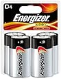 Energizer Max D Batteries, 4-Count