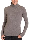 Red Moon Women's 100% Cashmere Long Sleeve Turtleneck Sweater