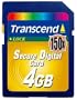 Transcend TS4GSD150 4GB 150X Secure Digital Card