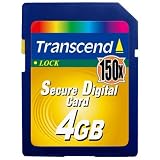 Transcend TS4GSD150 4GB 150X Secure Digital Card