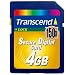 Transcend Carte Secure Digital (SD) Ultra Plus 150x - Carte M�moire Flash - 4 Go