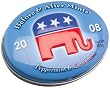 Before & After Mints, Peppermint & Cinnamon Political Elephant, 0.6-Ounce Tins (Pack of 9)